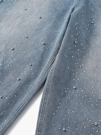 RHINESTONE BAGGY JEANS