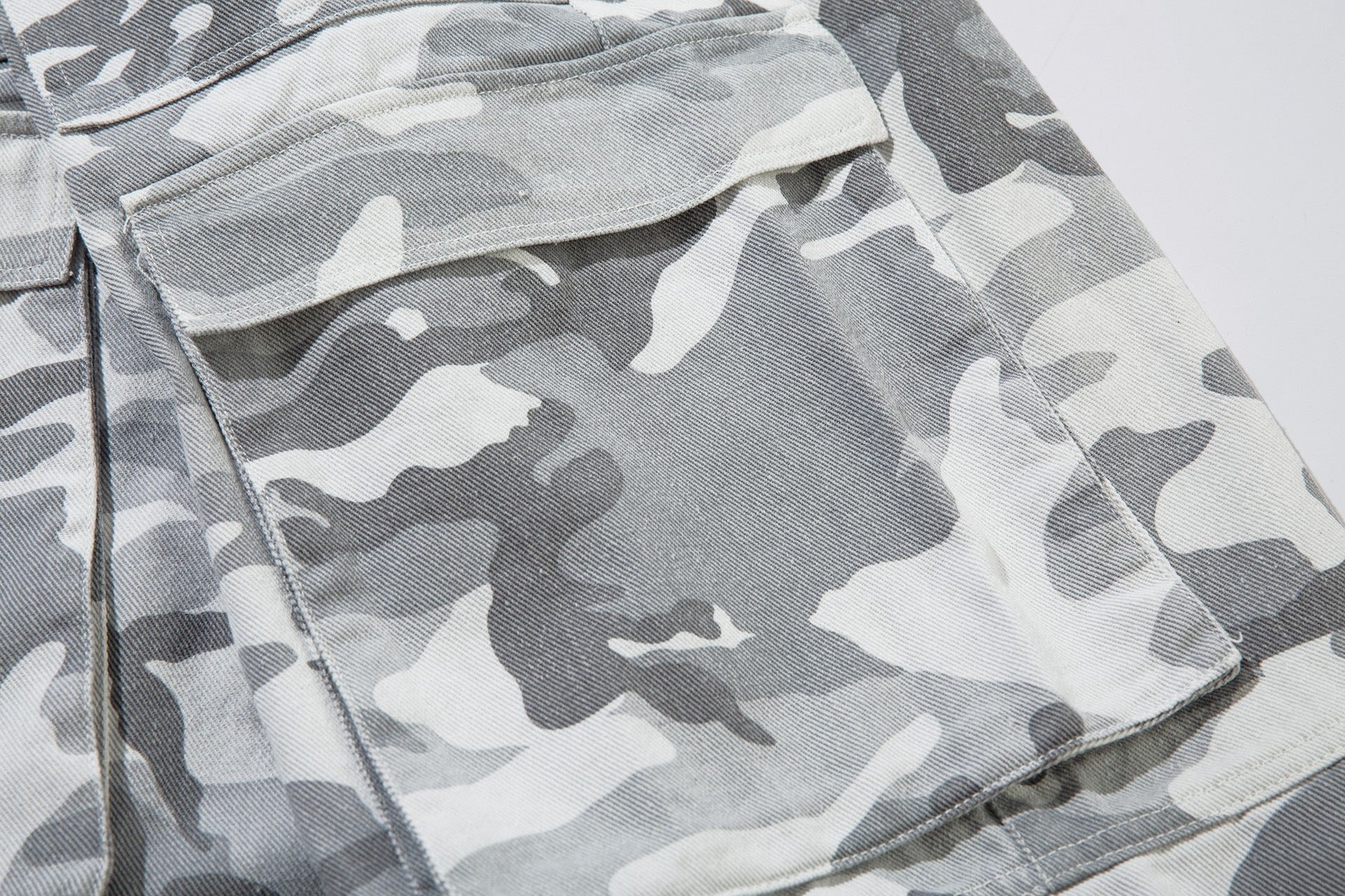 GREY CAMO PANTS