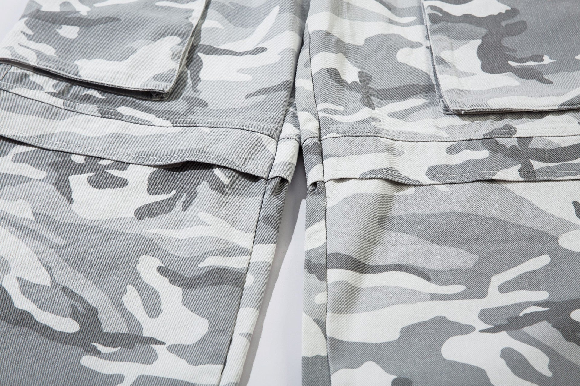GREY CAMO PANTS