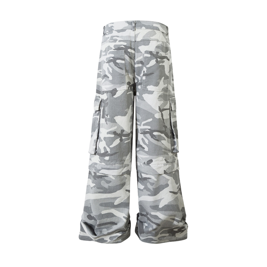 GREY CAMO PANTS