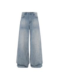 RHINESTONE BAGGY JEANS